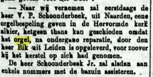 Hilversum. De Gooi-en Eemlander 19 september 1891 (1).