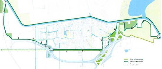 Park De Veldpost / Groene AS De ecologische verbinding de Groene AS verbindt en creëert grote en kleine natuurgebieden tussen het Amsterdamse Bos en Spaarnwoude.