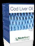 31 Cod Liver Oil Cod Liver Oil is een combinatie van kabeljauwleverolie en vitaminen A en D. Vitaminen A en D ondersteunen een normale werking van het immuunsysteem.