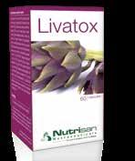 73 Livatox Choline, artisjok en kurkuma dragen bij tot een normaal vetmetabolisme.