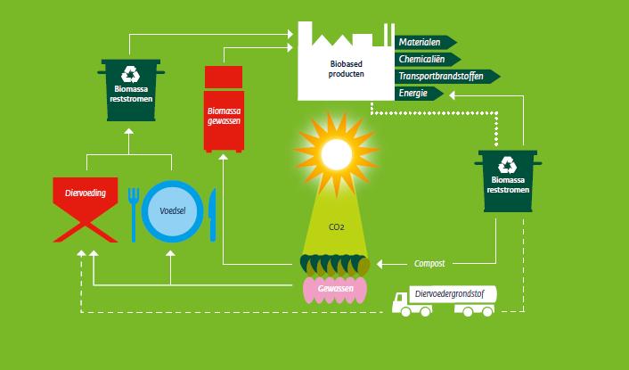 Biobased Economy in Nederland 1. Kern: vervangen van fossiele grondstoffen door biomassa 2.