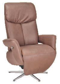 in leder vanaf 979,- 499,- Relaxfauteuil Hamburg Op draaivoet en