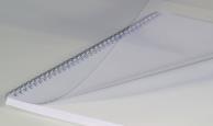 Hardfolie dekbladen / Schutbladen Glans A4 en A3 Transparant, glanzende dekbladen geschikt voor alle pons- en bindsystemen. A4-formaat PVC Dikte Verpakt per Artikel nummer 0.18 mm 100 stuks 14.