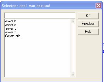 Antwoord ja en er komt een nieuw kader waarin constructie1 reeds in is ingevuld, men heeft echter de mogelijkheid om hier een andere naam te geven (vb anker links_boven) Op deze manier kan men