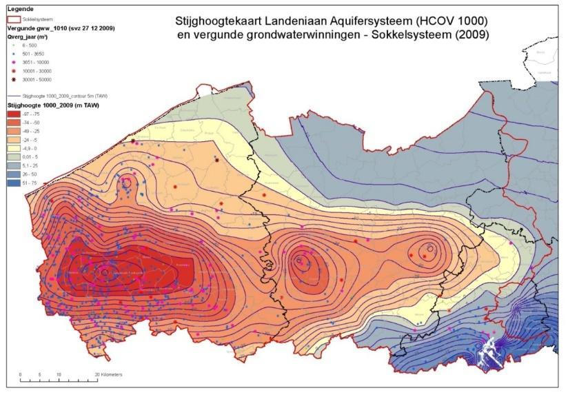 Vlaanderen: Zeer kwetsbaar voor toenemende droogte Door de hoge bevolkingsdichtheid: lage waterbeschikbaarheid: