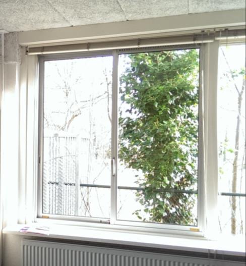 Brede School Monnickendam 3.1.6 Geveltype 6 Geveltype 6 bestaat uit een steenachtige spouwmuur en een vast raam en schuifraam, zie de figuur hieronder.