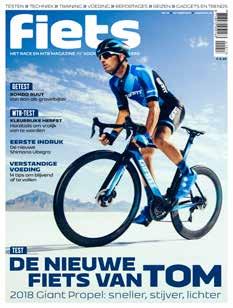 Fiets Fiets is het grootste tijdschrift voor actieve fietsers in Nederland en België schrijft voor zowel racefietsers als mountainbikers verschijnt iedere maand, waarvan twéé keer met een