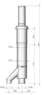 aluminium broekstuk 130-130 mm Uitvoering rookgaspijp Aluminium 40 045 29 26 RVS 41 007 65 35 Uitvoering