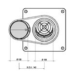 er met Safe-PP rookgaspijp HR 80/125 mm met adapter Uitvo