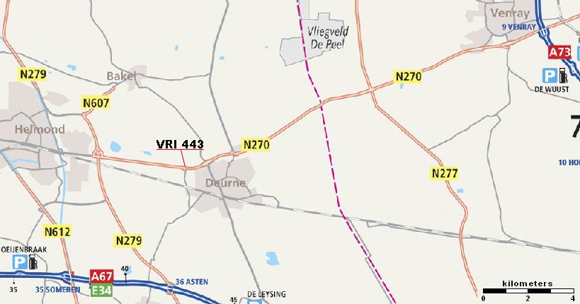 1 Inleiding 1.1 Aanleiding Op verzoek van de Provincie Noord-Brabant adviseert het GGT over de doorstroming van het verkeer op het kruispunt van de Helmondsingel (N270) met de Binderendreef te Deurne.