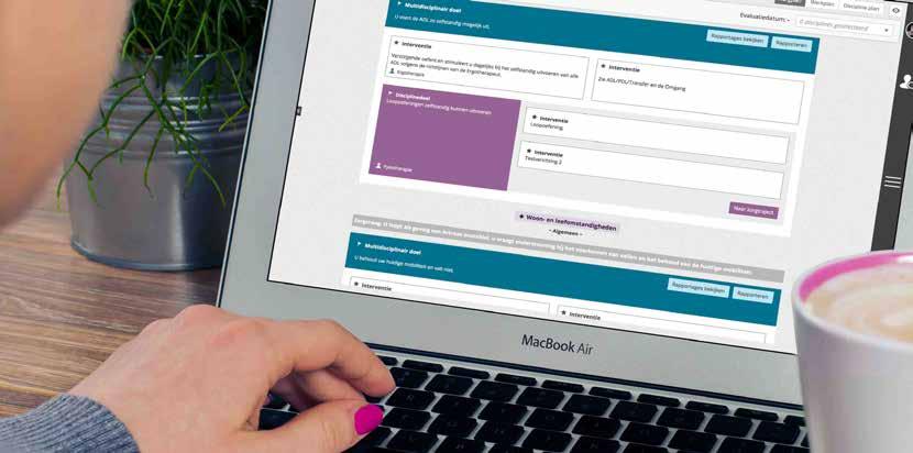 3 Eén overzicht van het plan Multidisciplinair samenwerken is altijd al het uitgangspunt van mijncaress geweest. Daarom bieden we al geruime tijd ondersteuning voor zoveel mogelijk disciplines.