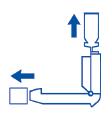 7. Verwijder de inhalator van uw mond en probeer met gesloten mond uw adem gedurende ca. 5 tot 10 seconden in te houden. Adem daarna rustig uit. 8.