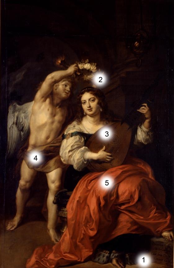 Allegorie op de harmonie en het huwelijk Theodoor van Thulden (1655-1660) 1. Welk woord komt als eerste in je op als je kijkt naar dit schilderij? 2. Bespreek de antwoorden met z n allen. 3.