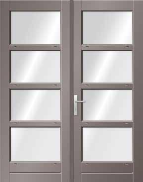 Transparant gelakte deuren / Moderne deuren / Jaren 30