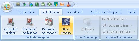 waarbij u de gevraagde gegevens moet vullen. Bij elk onderdeel kunt u op het witte vakje met een pijl klikken voor een extra toelichting. Nibud richtlijn 1. Klik op [Budgetteren] 2.