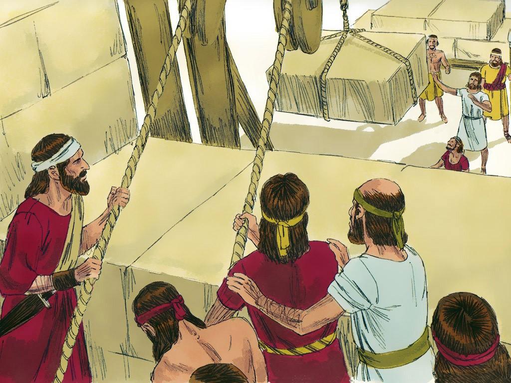 Op welke wijze vond de betaling plaats? 1 Koningen 5:11-14 11 En Salomo gaf Hiram twintigduizend kor tarwe als voedsel voor zijn huis, en twintig kor gestoten olie.