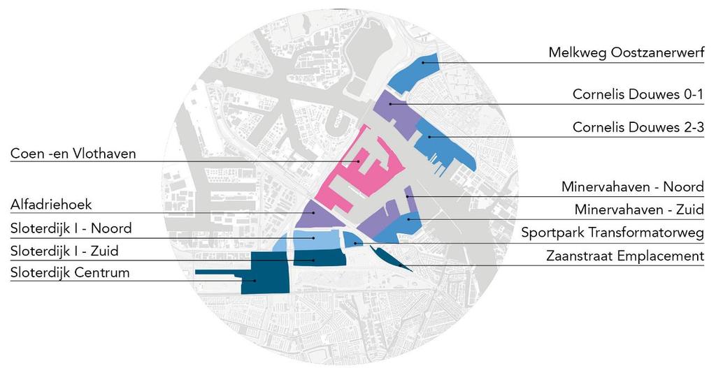 Transformatieopgave Haven-Stad In de Structuurvisie Amsterdam 2040 en in Koers 2025 is Haven-Stad aangewezen als transformatiegebied.