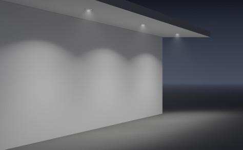 Downlights en wallwashers zijn geschikt voor verticale en horizon tale kijktaken; richtbare spots plaatsen accenten en sturen daarmee de aandacht.
