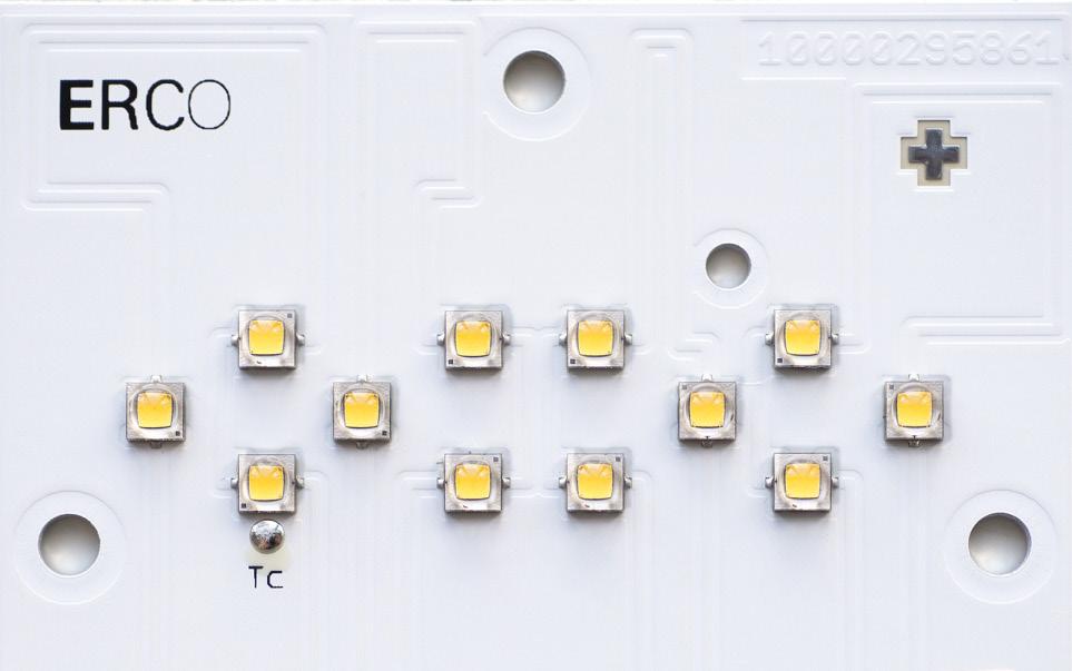 Vloerinbouwarmaturen LED-modules Optimale planning met ERCO: de hoogste LED-kwaliteit ERCO koopt de LED s in bij vooraanstaande producenten.