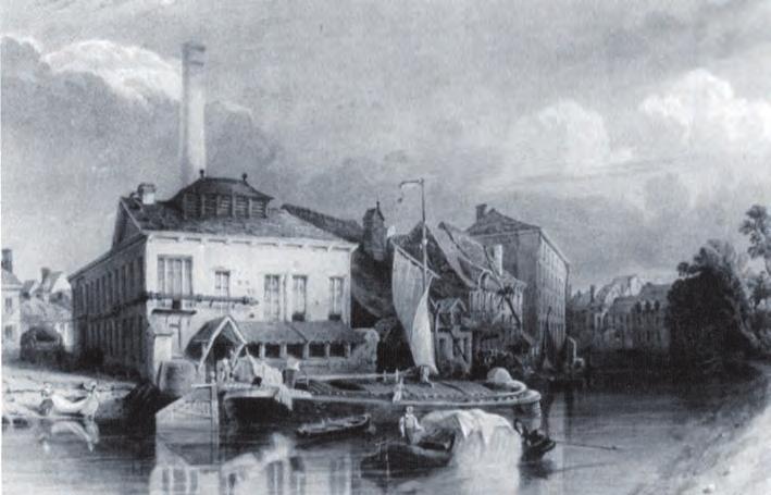 De gasfabriek aan de Grote Huidevettershoek. 60 20 December 1820. Toewijzing van de stadsverlichting met olielantaarns, tegen de prijs van twee centiemen (20 cent) per brander en per uur.