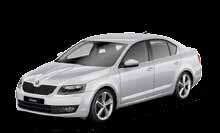 ŠKODA Octavia Kleuren Candy White uni Corrida Red signaallak Pacific Blue uni* Rio Red metallic Brilliant Silver metallic Metal Grey metallic Race Blue metallic Black Magic pearl effect Cappuccino