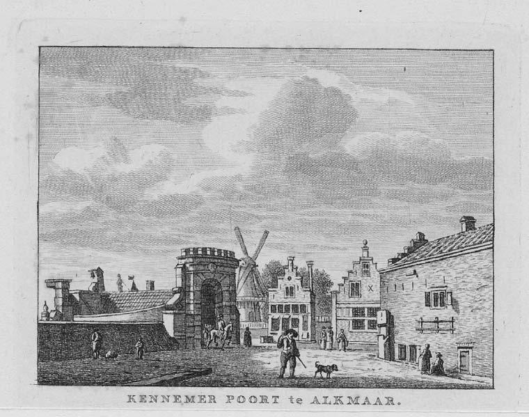 Als gevolg van de opheffing van de stedelijke accijnzen besloot de gemeenteraad in 1868 de Kennemerpoort, de laatste op de wallen, af te breken.