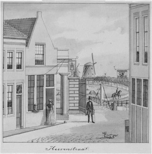 (zie afbeelding op pagina 39). Het Noordhollands Kanaal volgde vanaf de Friese Buitenpoort een deel van de oorspronkelijke stadssingel om dan naar het noorden af te buigen.