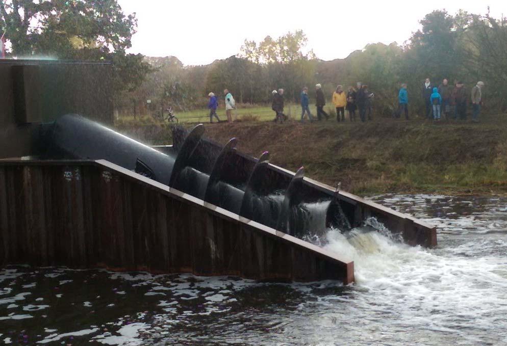 Elke oude watermolen of locatie waar een