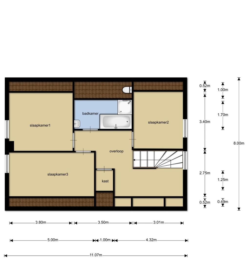 PLATTEGROND Eerste verdieping