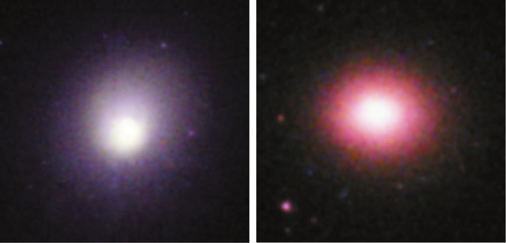 140 Nederlandse Samenvatting Figure 8.6: Twee clusters van melkwegstelsels, 2A 0335+096 (links) en Sérsic 159-03 (rechts), zoals je ze ziet in röntgenstraling.