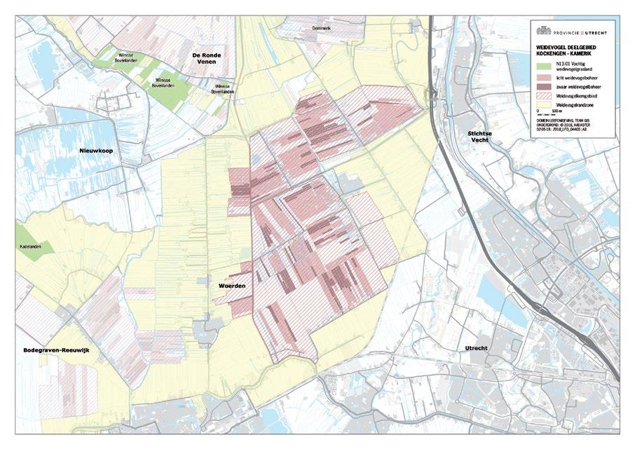 5. Kockengen-Kamerik In dit grote gebied broedt 122 paar grutto s 6. De dichtheid is 4,6, wat te laag is. De deelnamebereidheid is hoog en er ligt voldoende zwaar beheer.