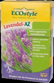 meststof voor lavendel en andere kruiden.