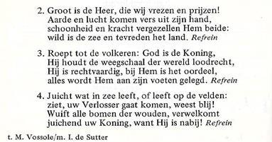 Lezing uit de Bijbel Romeinen 8:14-17 Delen in het lijden van Christus Allen die door de Geest van God worden geleid, zijn kinderen van God.