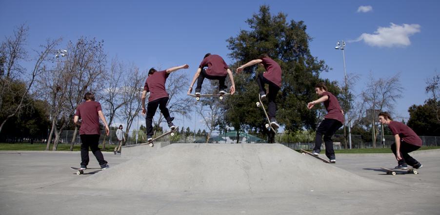 Urban sporten Sporten zoals Skateboarden, skaten, steppen en