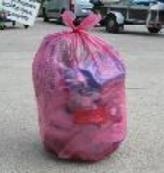 8. Inzameling P+ Roze zak = inzameling van gemengde plastics via