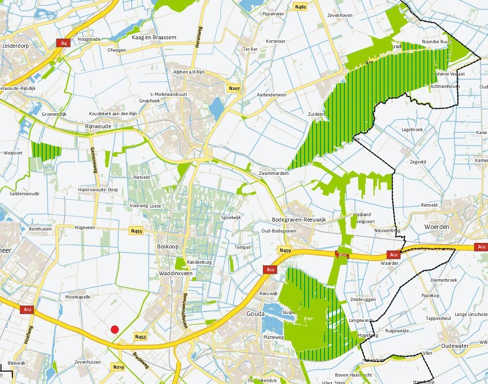 2.2.3 Natuurnetwerk Nederland Het Natuurnetwerk Nederland in de wet benoemd als de Ecologische Hoofdstructuur (EHS) is een netwerk van natuurgebieden in Nederland om de biodiversiteit te behouden en