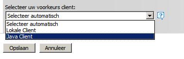 com/nl/download/ie_manual.jsp?locale=nl Windows 8 : http://www.java.com/nl/download/win8.jsp?locale=nl De Microsoft-client wordt niet meer ondersteund, zie hiervoor http://windows.microsoft.