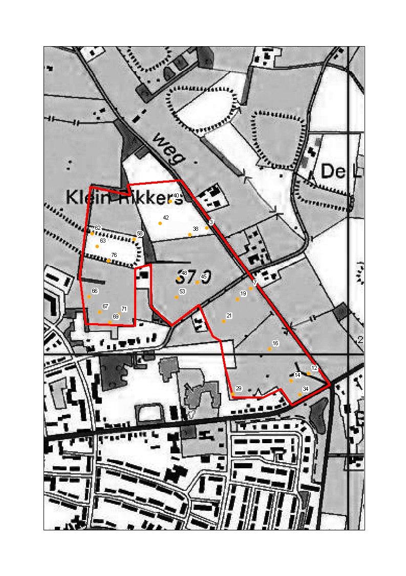 DHV B.V. BIJLAGE 1 Locatie boringen en sonderingen van het veldwerk, uitgevoerd in 1998, 2004 en 2009 Locaties van