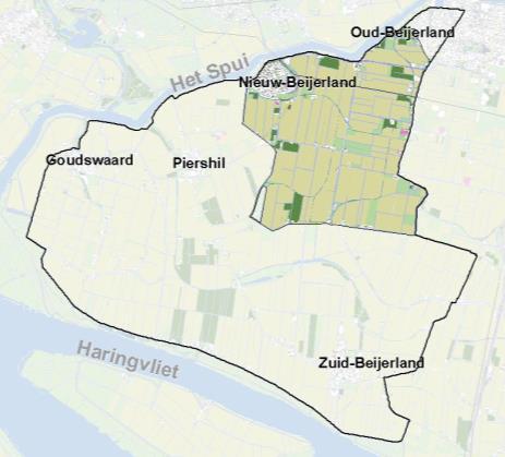 PEILGEBIED 2.4 Polders Nieuw-Piershil & Nieuw-Beijerland Vigerende peil Praktijk peil AGOR peil Oppervlakte Gem. maaiveld Gem.