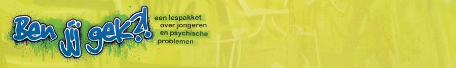 Gastlessen Ben Je Gek?! Het doel is de kennis van jongeren te vergroten en de kennis en beeldvorming van psychische problematiek te beïnvloeden. Het Ben je gek?