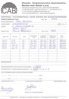 10. Het invullen van het prestatieblad in Welzijn & Werk Sinds oktober 2015 is er een nieuwe versie van het prestatieblad in omloop. De oude versie van het prestatieblad mag ook nog gebruikt worden.