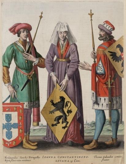 Nadat Ferrand op 27 juli 1233 overleden was, onderhield gravin Johanna goede relaties met Frankrijk én Engeland.