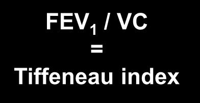 28 Spirometrie: spirogram Volume (L) FEV 1 /