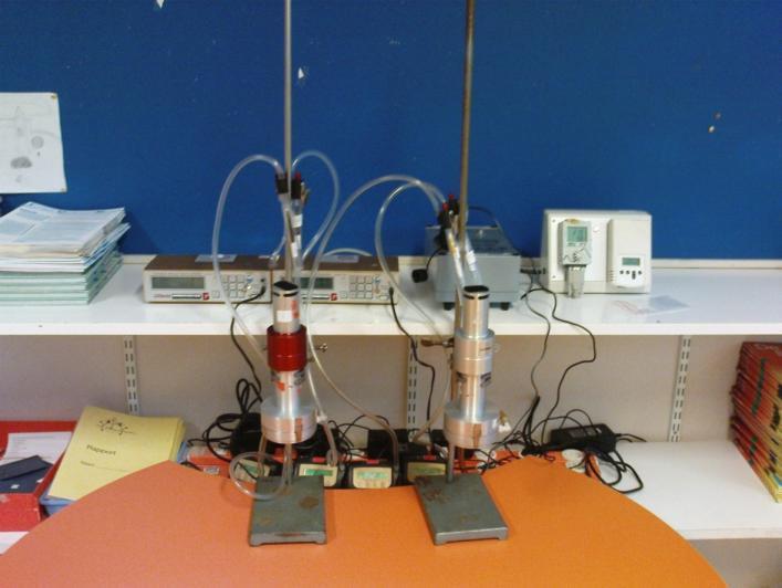Set up Deeltjesgrootteverdeling, aantallen (aerosol spectrometer) VOS (adsorbens tube) Deeltjesgrootteverdeling, massa