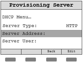 16. Selecteer het veld Server Address en klik op Edit. 17.
