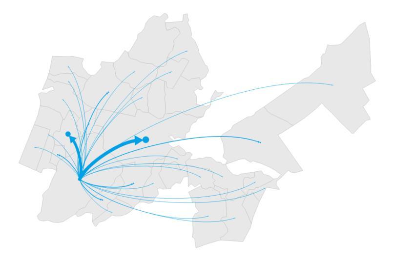 Vooral gezinnen met kinderen zijn vaker verhuisd: van 11 % in 2015 naar 15% in 2017, Dit betreft zowel verhuizingen binnen Haarlemmermeer als vanuit andere gemeenten binnen de MRA.