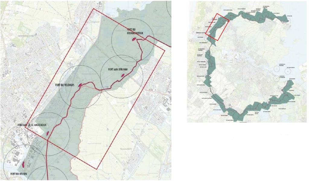 het rijkswegennet A7, A8 en A9 in het gebied ten noorden van Amsterdam. [.