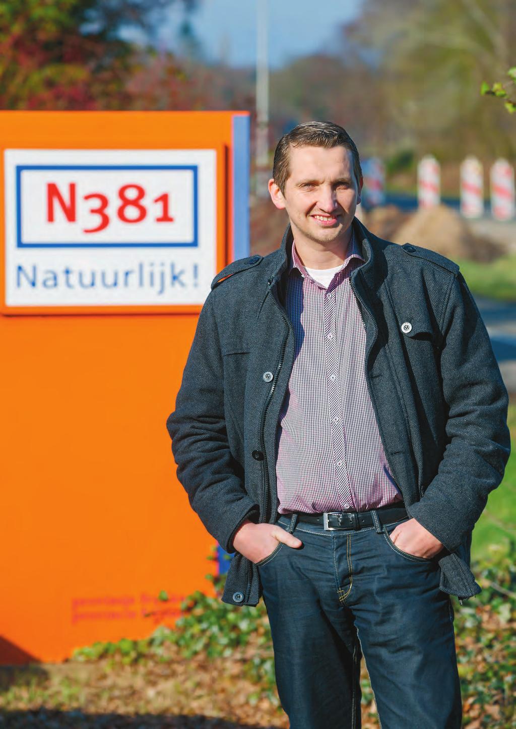 Omvangrijke omgevingsupgrade Je zou de nieuwe N381 kunnen zien als een kapstok van asfalt waar links en rechts verschillende extra veranderingen aan hangen.