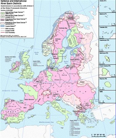 KADERRICHTLIJN WATER (2000) Werk op de schaal van internationale stroomgebieden en maak daar geïntegreerde plannen en