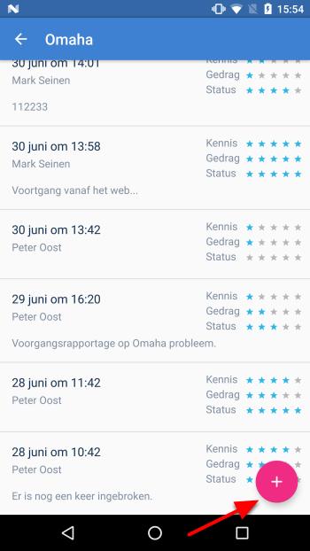 Details van de voortgang van dit specifieke actievlak Het scherm verschijnt waarop de voortgang van alleen het geselecteerde actievlak te zien is.